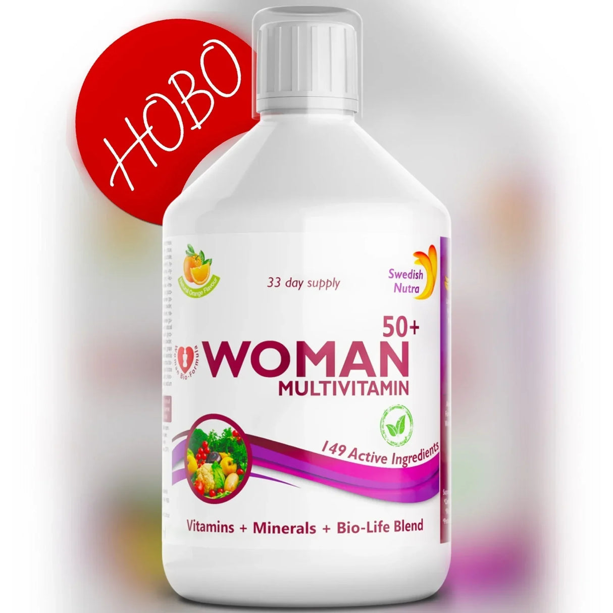 Women 50+ multivitaminici per donne con collagene 1497 mg - 149 principi attivi /500 ml/