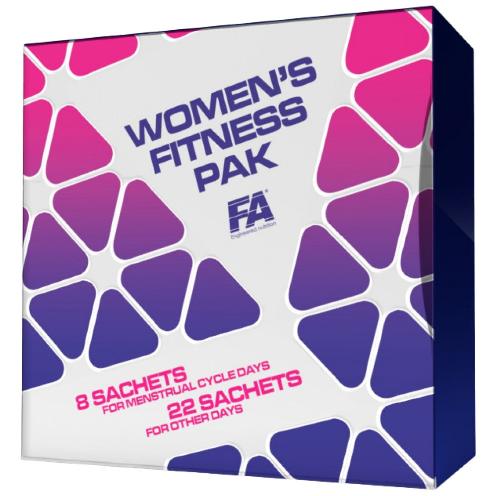 Pacchetto fitness da donna | Formula multivitaminica completa per i giorni del ciclo mestruale - 22 + 8 pacchetti