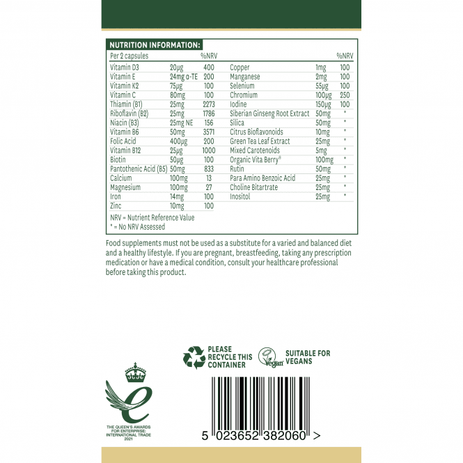 Multivitaminici per donne & Minerali 60 capsule NaturesAid