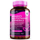 Multivitaminici da donna con biotina e acido ialuronico 180 compresse vegane