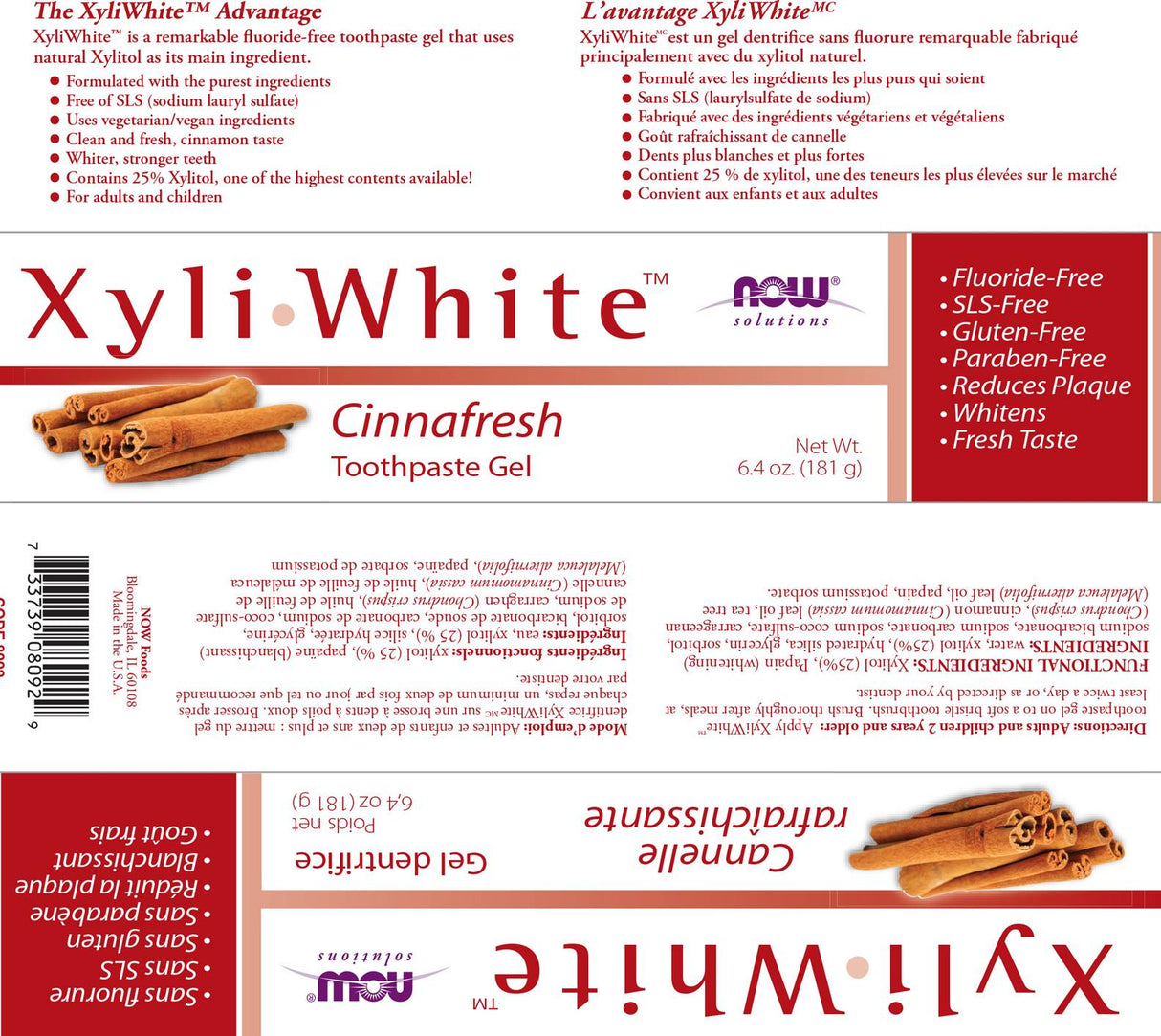 XYLIWHITE - Dentifricio - 182 grammi