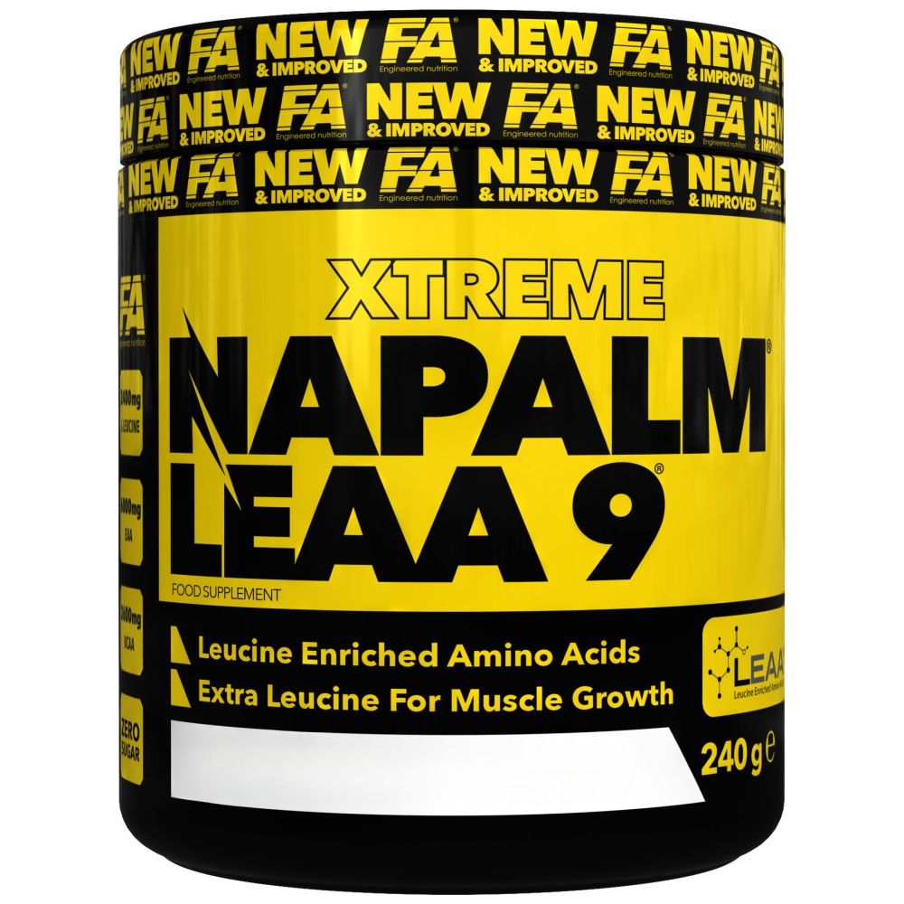 Xtreme Napalm LEAA 9 | Aminoacidi essenziali arricchiti con leucina - 240 grammi