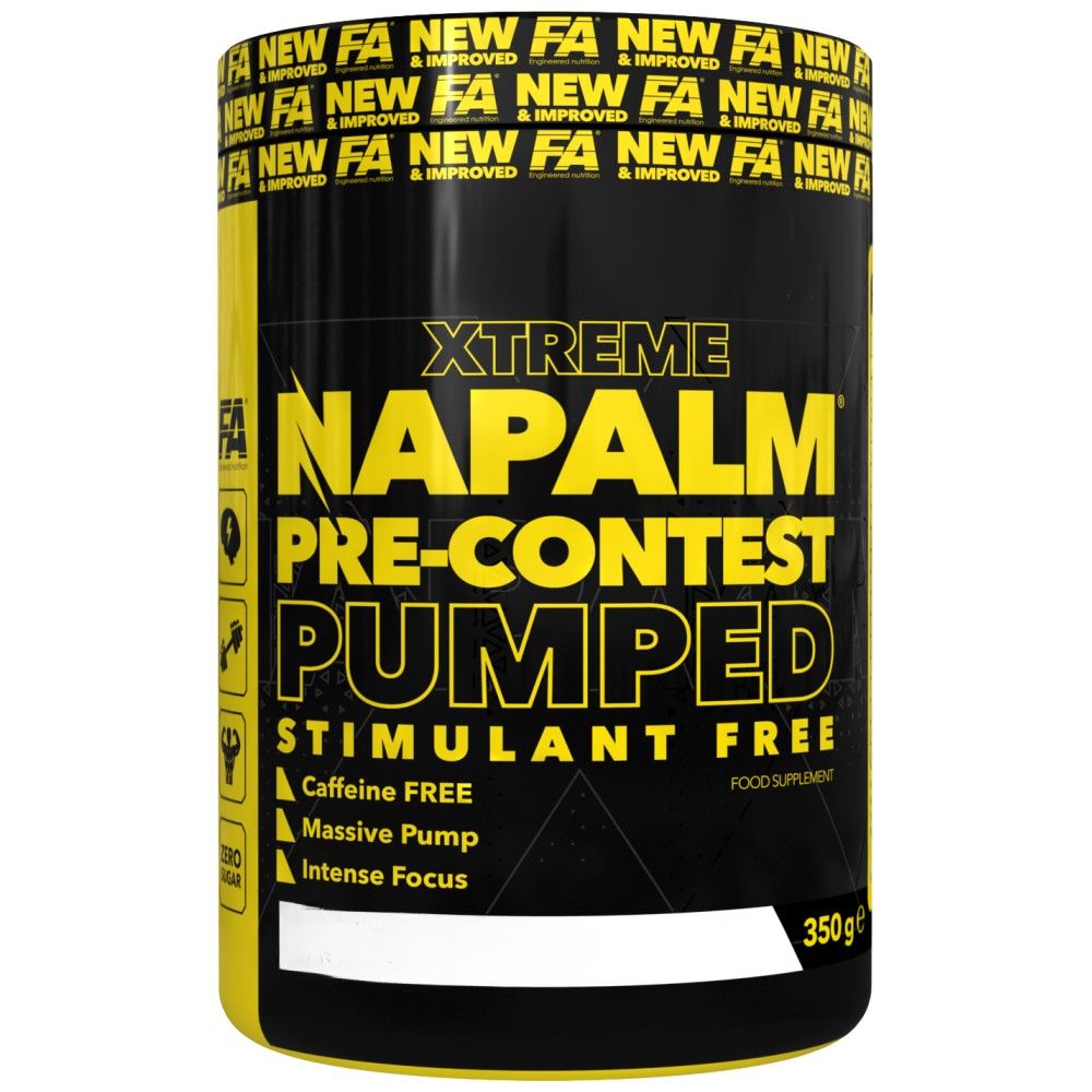 Xtreme Napalm Pre-Contest/Pumped - Senza stimolanti - 350 grammi