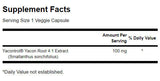 Yacontrol Yacon Root Extract 4:1 100 mg - 90 capsule