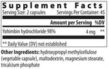 Yohimbe HCL 2 mg 90 capsule