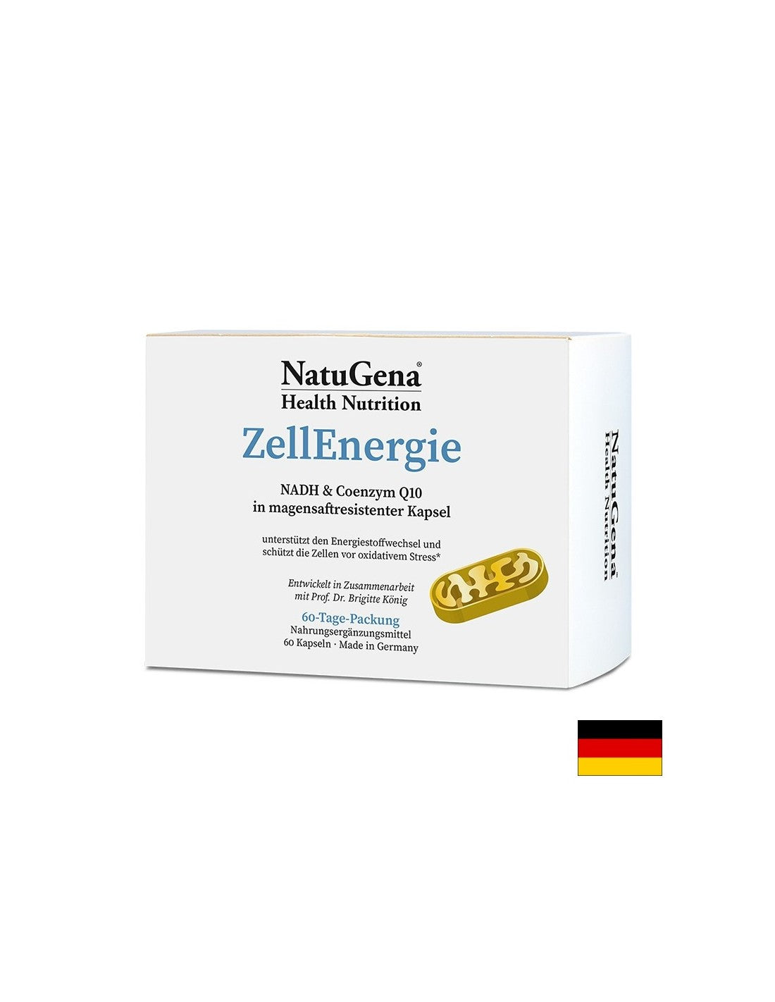 ZellEnergie - Energia cellulare con NADH e coenzima Q10, 60 capsule per 2 mesi di assunzione