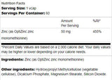 Zinco 50 mg | come OptiZinc - 60 capsule
