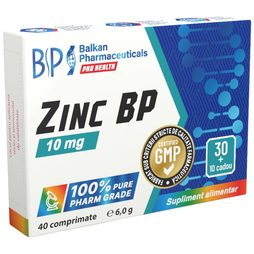 Zinco BP 10 mg - 40 Compresse