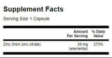 Zinco/Citrato/ 30 mg./60 capsule. -0