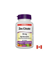 Citrato di zinco/Zinco (citrato), 50 mg, 180 compresse