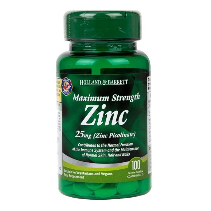 Zinco picolinato 25 mg/Massima concentrazione/100 Compresse - 0