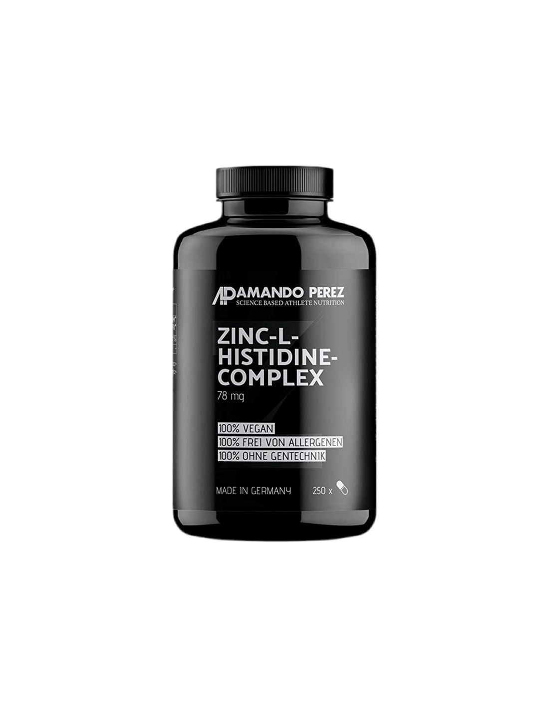 Zink L-Histidine Komplex/Complesso di zinco L-istidina, 250 capsule <tc>Vitabay</tc>