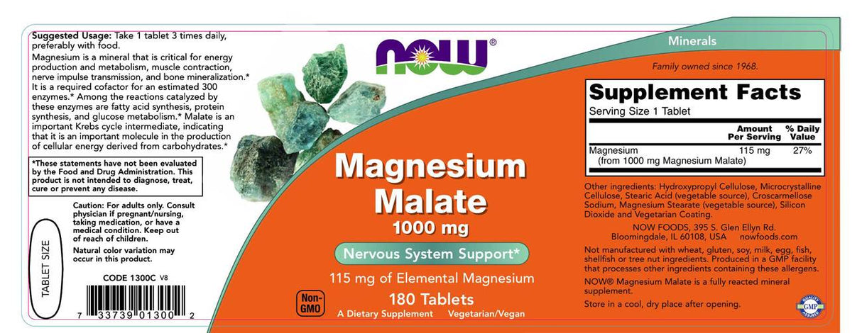 Magnesio malato 1000 mg - 180 compresse