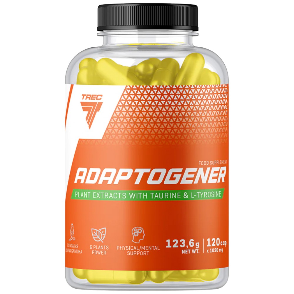 Adaptogen | con Ashwagandha, Rhodiola, L -Tyrosina - 120 capsule