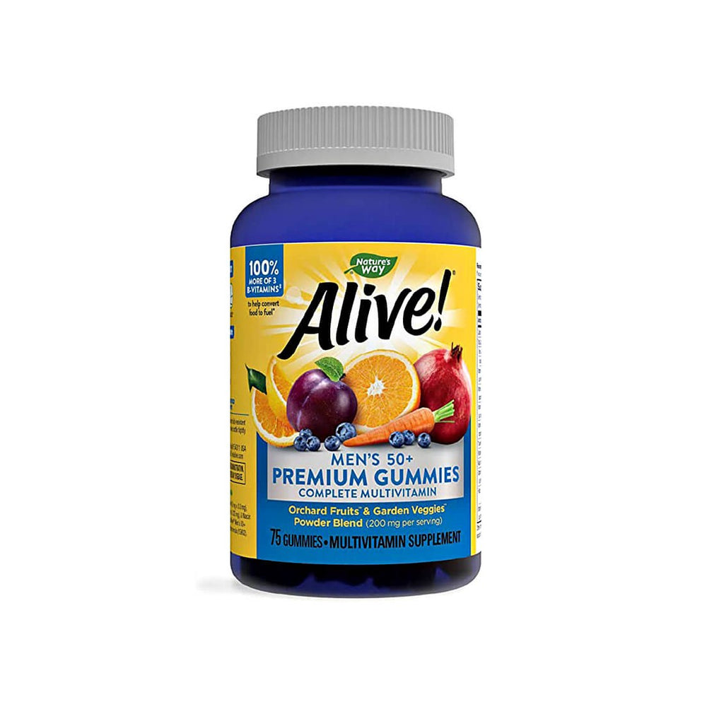 <tc>Alive</tc>! Multivitaminici per uomini 50+ - 75 caramelle gommose