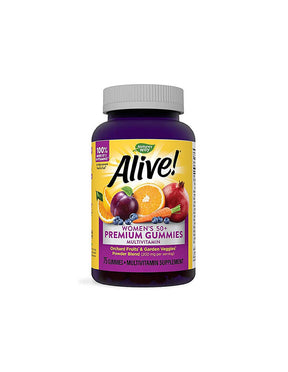 Alive! Women`s 50+ Gummy Vitamins - 75 gummies - Nutra Best Europe