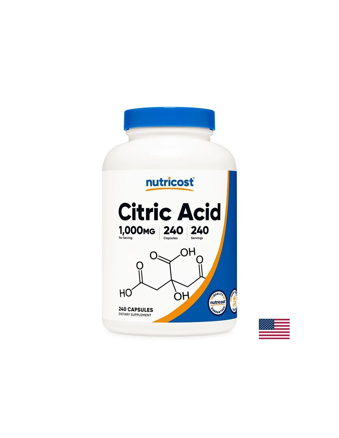Equilibrio alcalino -acido - acido citrico, 240 capsule