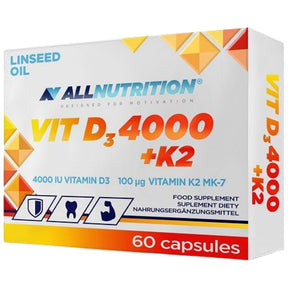 Vitamin D3 4000 + K2 60 capsules - Nutra Best Europe