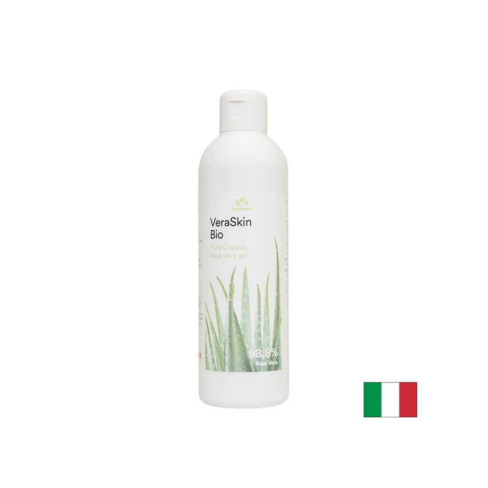Gel di aloe vera organico per viso, capelli e corpo - idratazione, nutrimento, anti -invecchiamento, 250 ml