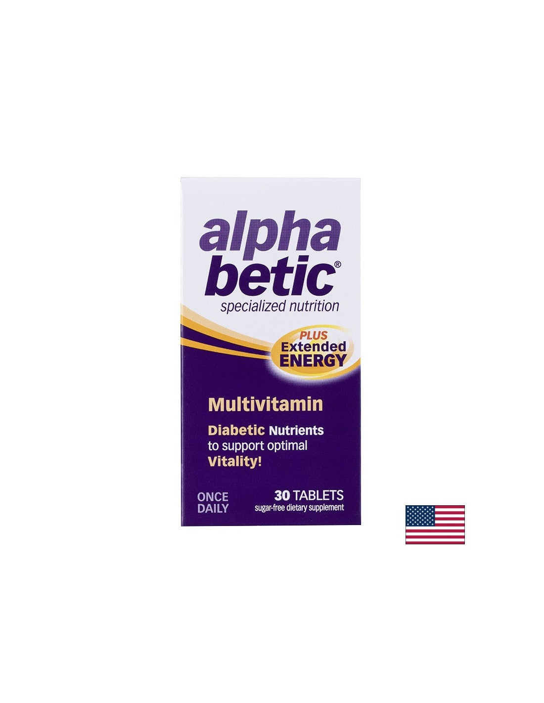 Multivitaminici energizzanti per diabetici - Alpha Betic®, 30 compresse