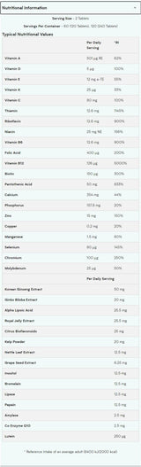 Alpha Men Super Multi Vitamin - 240 compresse