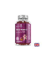 Anemia - Iron 7 mg + vitamina C 10 mg (per bambini), compresse di gelatina, sapore di bacche