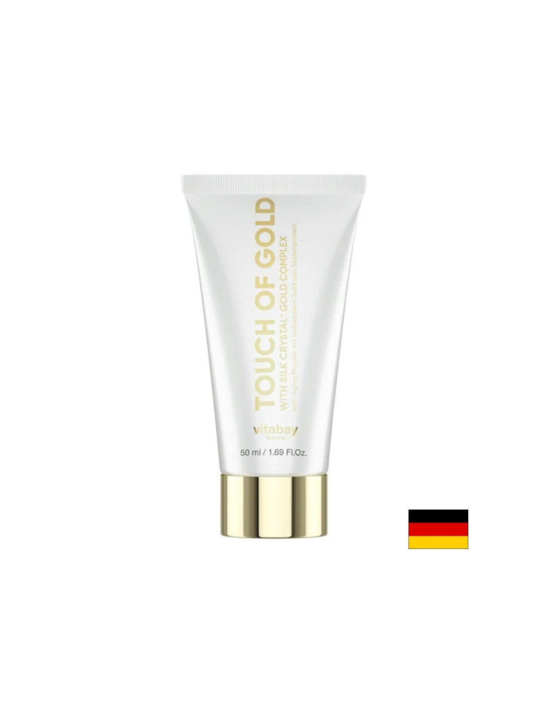 Crema anti-invecchiamento con oro colloidale e seta, 50 ml