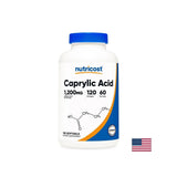 Proprietà antimicrobiche e antifungine - Acido caprilico, 600 mg x 120 Capsule Softgel