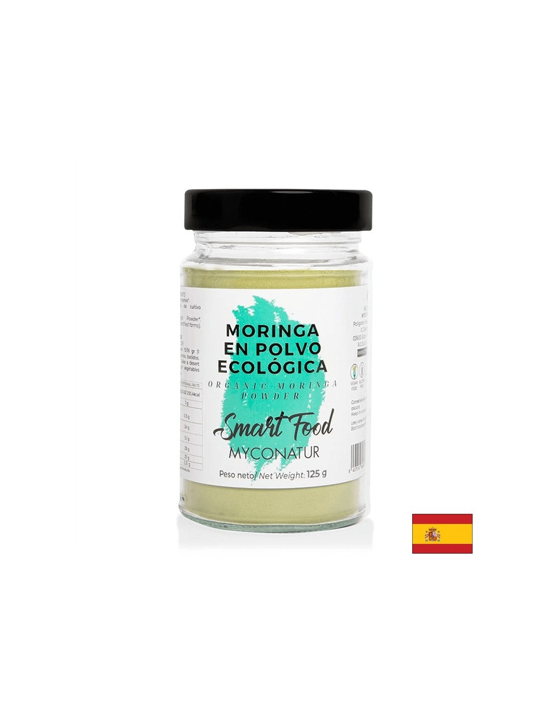Antiossidante - Moringa, Bio, 125 g di polvere