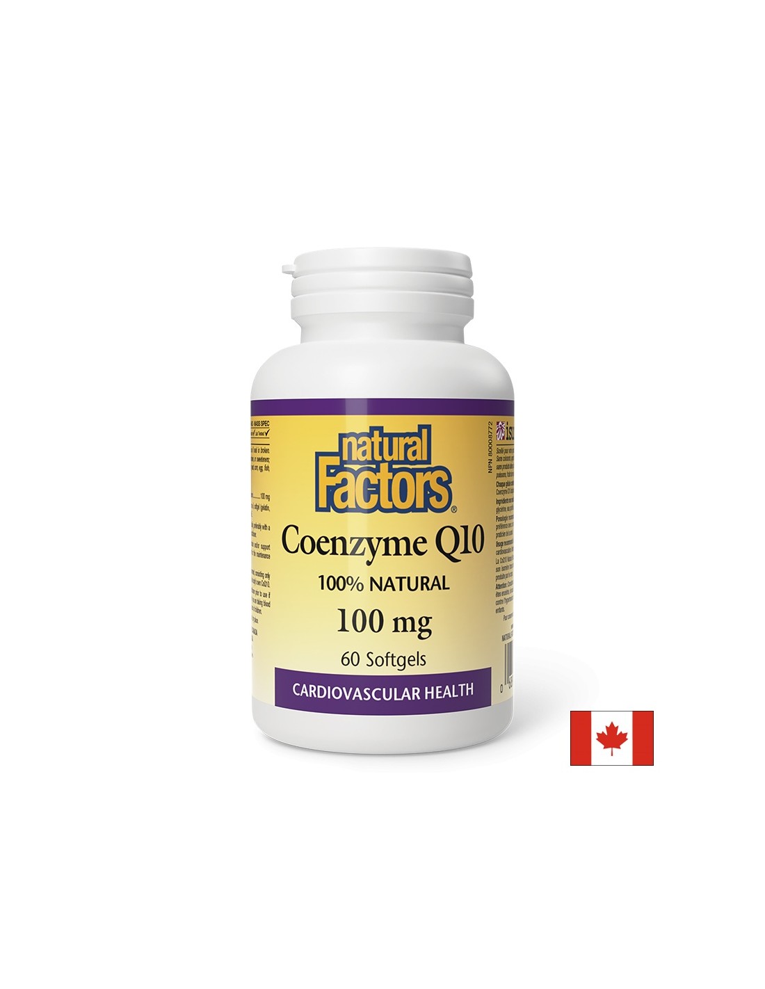 Antiossidante, per un cuore sano - coenzima Q10, 100 mg x 60 capsule softgel