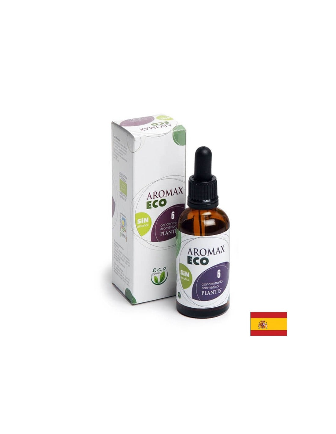 Aromax Eco 6/ Tintura a base di erbe per vene varicose ed emorroidi (senza alcol), 50 ml Arte<tc>san</tc>io
