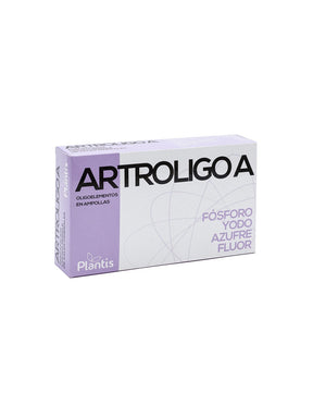 Artroligo A Oligoelementos (phosphorus, iodine, sulfur, fluorine)/ For healthy joints, 20 drinking ampoules Artesania - Nutra Best Europe