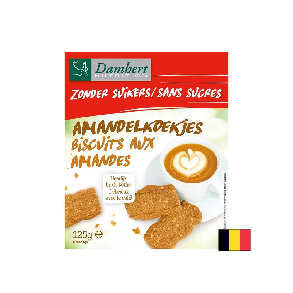 Biscotti di mandorle (senza zucchero), 125 g