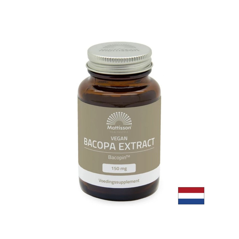 Bacopa monnieri + zinco, vitamina B12 e pepe nero bacopina ™ - concentrazione, memoria e chiarezza mentale, 60 capsule