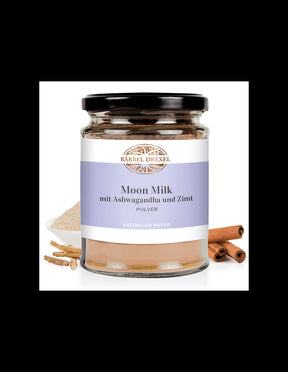 Fast sleep and relaxation - Moon milk with ashwagandha and cinnamon, 120 g, powder - Nutra Best Europe