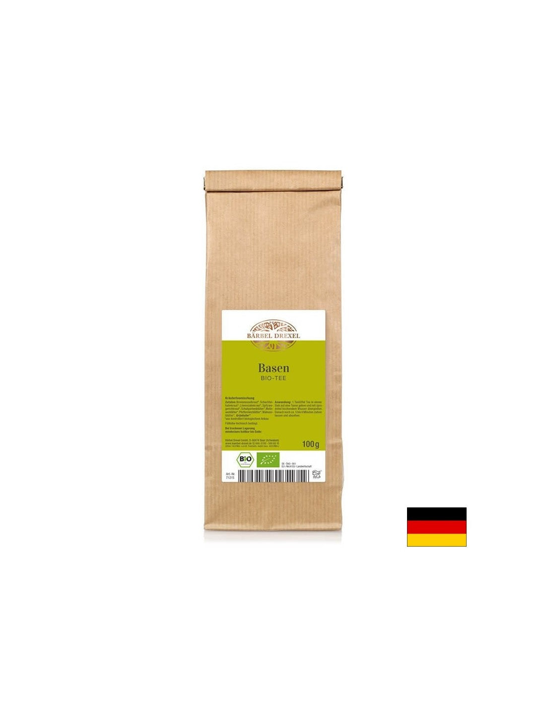 Basen Bio-Tee - Miscela di erbe BIO per l'equilibrio alcalino-acido, 100 g <tc>Bärbel Drexel</tc>