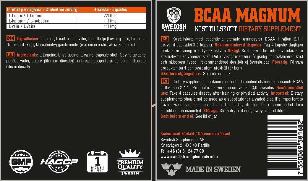 BCAA Magnum 1100 mg 120 Capsule