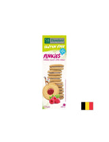 Biscotti senza glutine con crema alla vaniglia e lamponi, 125 g