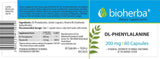 DL -fenilalanina 200 mg - 60 capsule