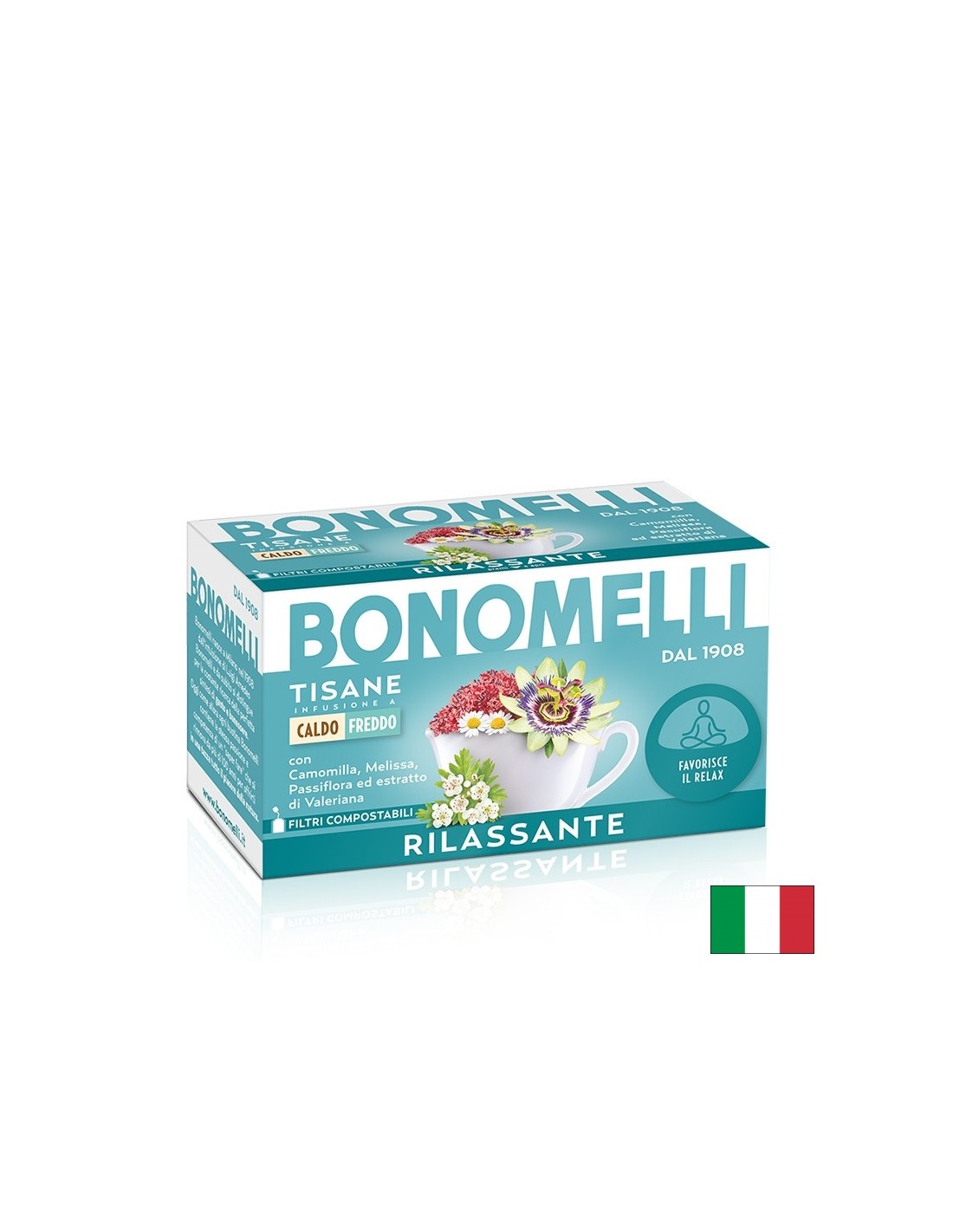 Relax da tè alle erbe - calmante nervoso ed equilibrio, 16 bustine