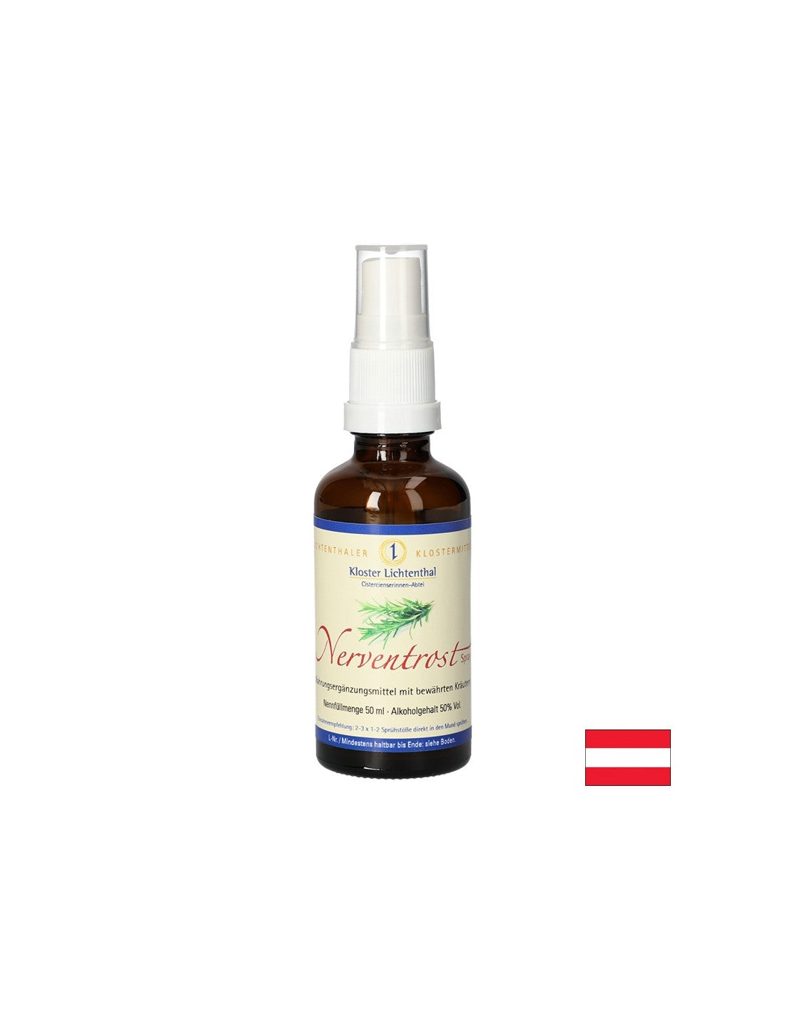 Formula a base di erbe per il sistema nervoso, spray da 50 ml