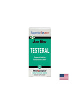 Formula a base di testosterone a base di erbe - Just Men® Testeral, 60 compresse sublinguali <tc>Superior Source</tc>