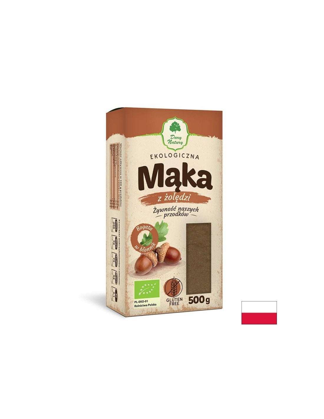 Farina di ghiande Bio, 500 g <tc>Dary Natury</tc>