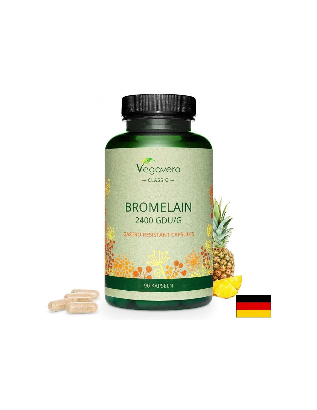 BROMELINA - BROMELINA, 90 capsule <tc>Vegavero</tc>