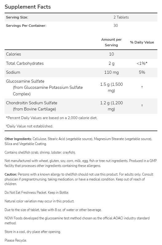 Glucosamina e condroitina/resistenza extra - 240 compresse
