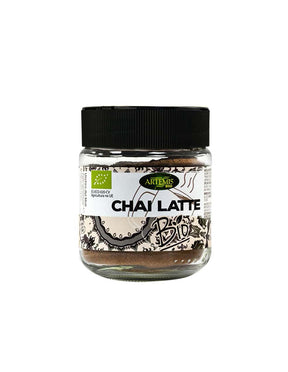 For flavoring drinks - herbal mixture Chai Latte - With cinnamon, ginger and other organic spices, 60 g, powder - Nutra Best Europe