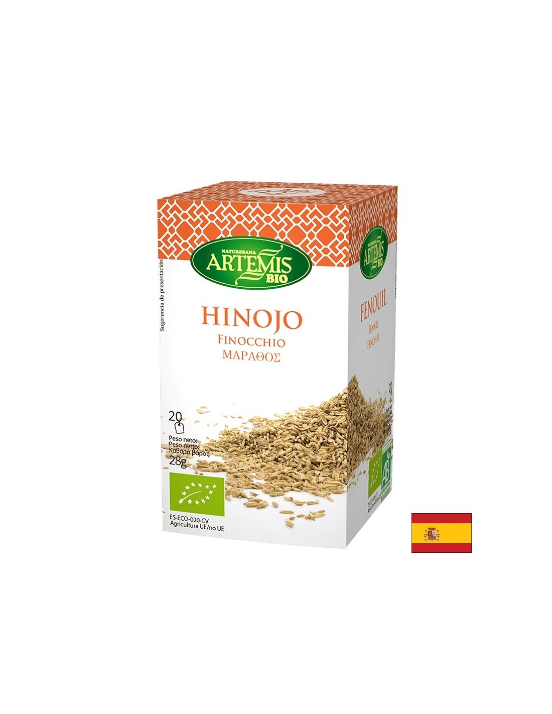 Tè di finocchio biologico, 20 sacchetti da filtro