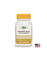 Digestive System Detox - Carbone attivo, 100 capsule Nature's Way