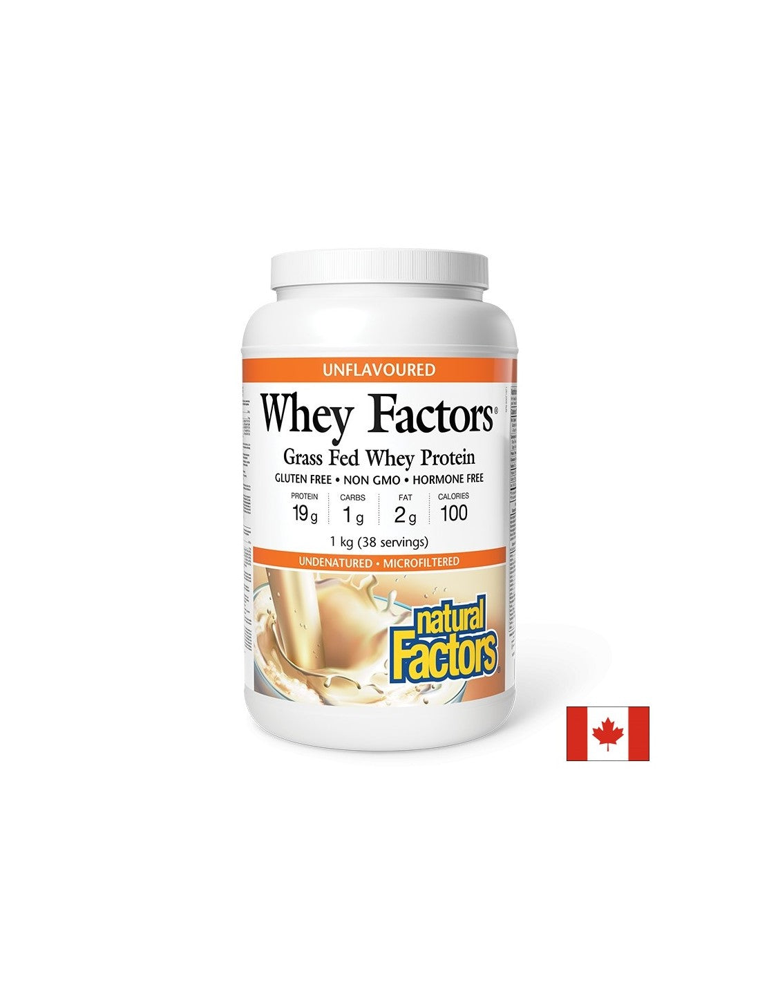 Shey Factors® Pure Whey Protein - non aromatizzato, per muscolo e recupero, 1 kg di polvere