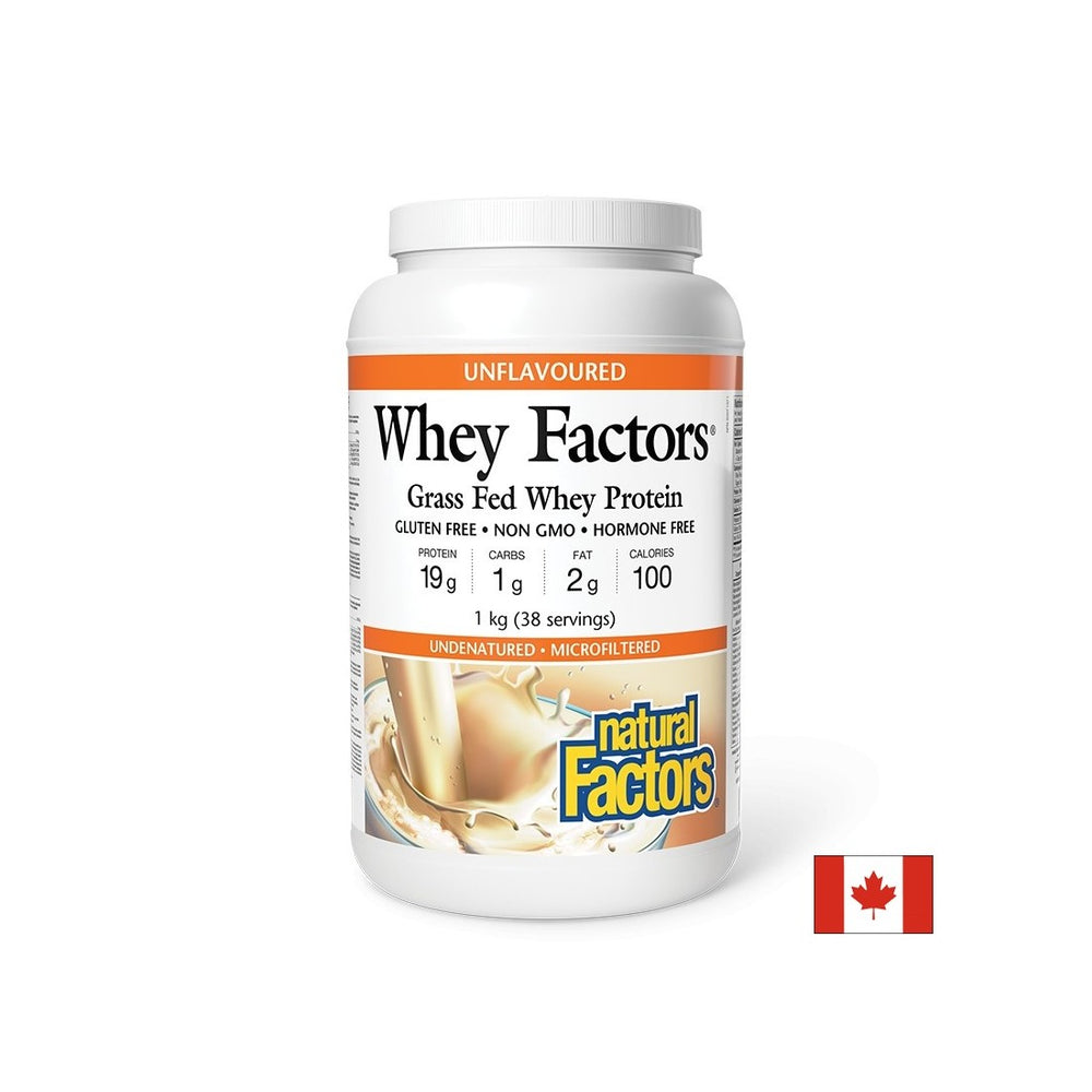 Shey Factors® Pure Whey Protein - non aromatizzato, per muscolo e recupero, 1 kg di polvere